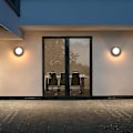Miniatyrbillede 5 af 5: Moderne Udendørs LED Væglampe 12w Vandtæt Ip65 Antracit