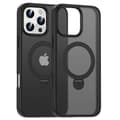 Skal för iPhone 16 Pro Kompatibelt med MagSafe PC+TPU Roterande Ställ Telefonskydd