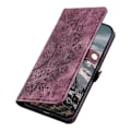 Miniatyrbillede 5 af 5: Til Samsung Galaxy S25 Edge Wallet Case Læder Telefon Cover Hudfølelse Totem Præget