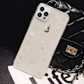 Pikkukuva 4 / 4: ForFor iPhone 12 mini Kuu Tähti Kuori Glitter Epoksi TPU Puhelinkotelo