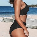 Miniatyrbillede 5 af 5: Dames Split Badedragt Retro Bikini Badedragt Bikini Sommer Badedragt XL xl