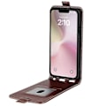 Pikkukuva 2 / 5: iPhone SE (2025) -kotelo korttipaikoilla, pystysuuntainen läppä, nahkainen puhelinkotelo