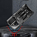 Miniatyrbillede 3 af 4: Til Samsung Galaxy S21+ 5G Machine Armor Warrior Stødsikkert PC + TPU Beskyttelsesetui (Sort)