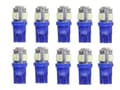 T10 w5w LED-pærer med 5 stk 5050SMD blå chips, 12V DC, 10-pakning. Blå