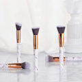 Miniatyrbild 2 av 3: Marmor Makeup-borste Set med Borsthållare Syntetisk Foundation