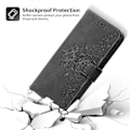 Miniatyrbillede 4 af 5: Til iPhone 12 Mini Etui, Læder Wallet Flip Etui Med Rem
