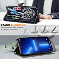 Miniatyrbillede 5 af 5: 3D-malet læder telefoncover til iPhone 14 Plus