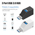 Miniatyrbilde 2 av 7: 3-porters USB-hub, 2 ST USB 3.0-hub, USB-splitteradapter