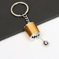 Miniatyrbillede 1 af 2: Automatisk gearstang nøglering, kreativ bilnøglering gold