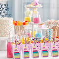 Miniatyrbilde 7 av 7: 50 stk. havfrue popcornposer popcornboks papp partyposer