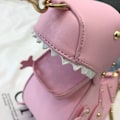 Miniatyrbillede 3 af 5: Dinosaurformet Crossbody Skuldertaske Dame Pu Læder red