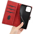 Miniatyrbild 4 av 5: Kompatibelt för iPhone 16 Pro Max Plånboksfodral, [Ställ][Handledsrem][Korthållare] TPU Inre Skyddande PU Läder Folio Flip Omslag Designat