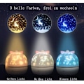 Miniatyrbillede 4 af 4: LED natlampe, stjernehimmel projektionslampe, børns babystjernelampe