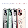 Pikkukuva 2 / 4: iPhone 14 Plus -puhelimen sähköpinnoitettu timanttivoikukka TPU-puhelinkotelo