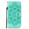 Miniatyrbillede 2 af 4: Mandala Læder Telefon Cover til iPhone 15 Pro