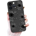 Miniatyrbild 1 av 5: Blommig Skal för iPhone 16 Pro Max, Söt Solrosdesign Mjuk TPU Stötsäker Skyddande för Kvinnor