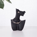 Miniatyrbillede 4 af 5: Smykke Display Buste Resin Elegant Halskæde Øreringe white