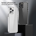 Pikkukuva 2 / 4: iPhone 13 Pro iPAKY Läpinäkyvä Iskunkestävä TPU + PC Suojakotelo