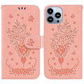 Miniatyrbillede 3 af 5: Butterfly Rose Læder Etui til iPhone 15