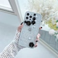 Pikkukuva 1 / 4: iPhone 12 mini 3D Helmi Rusetti Ruusu Glitter Epoksi TPU Puhelinkotelo