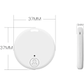 Miniatyrbild 8 av 8: Mini GPS-tracker Trådlös Bluetooth 5.0 Anti-förlorad Enhet Smart Locator Husdjursnyckel Plånbok Tracker med Nyckelring Svart
