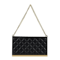 Miniatyrbilde 2 av 6: iPhone 14 Luksuriøst Crossbody Telefondeksel - Reversibel Lommebok med Avtakbar Stropp Speil Sort