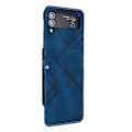 Miniatyrbild 1 av 4: För Samsung Galaxy Z Flip3 Linjemönster Skin Feel Läder Telefonfodral