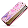Miniatyrbillede 3 af 5: Marmor PU Læder Etui Til iPhone 11
