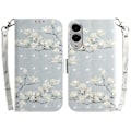 Miniatyrbillede 1 af 5: Til Samsung Galaxy S25 Edge Etui Mønstertryk Læder Wallet Telefon Cover med Håndledsrem