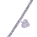 Pikkukuva 2 / 3: Twinkle Diamond -sydännilkkaketi Bling Kiiltävä Jalkakoru