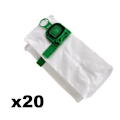 Miniatyrbilde 4 av 4: 20-pakning høykvalitets erstatnings støvsugerpose støvpose erstatning FP 140 FP150 for Kobold VK140 VK150