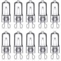 G9 halogenlampor 40W, 230V, 10-pack 40W 40W