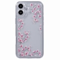 Miniatyrbild 3 av 5: Skal för iPhone 16 Plus TPU Blommönster Luftkudde Design Skyddande Fodral