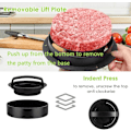 Miniatyrbild 4 av 7: Multi-storleks Burgerpress Burger Patty Form 3 i 1