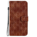 Miniatyrbilde 2 av 5: For iPhone 15 Dobbel 8-formet preget skinnetui