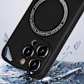 Miniatyrbillede 3 af 5: Magnetisk telefoncover i PU-læder med TPU-bagside til iPhone 14 Pro