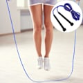 Miniatyrbillede 5 af 11: 4 stk. PVC Krystal Transparent Studenter Træning Speciale Sjippetov Sjippetov Sportsudstyr