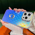 Pikkukuva 2 / 5: iPhone 13 Pro IMD -sähköpinnoitettu puhelinkotelo PC+TPU -matkapuhelinkuori jalustarenkaan pidikkeellä