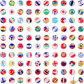 Miniatyrbillede 1 af 7: 100 stk. kreative pushpin-flag, landkort pushpin
