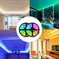 Miniatyrbild 1 av 2: 10M LED-remsa, RGB färgväxlande LED-remsa, 44-knappars remsa