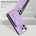 Miniatyrbillede 3 af 5: Kompatibel med iPhone 16 Pro Max Wallet Case med kortholderdesign 360° rotationsringstand Snap-knap Stødsikker beskyttelsesetui til iPhone 16 Pro