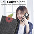 Miniatyrbillede 4 af 5: Til iPhone 15 Pro Max Rhombus Præget PU Læder Etui Stand Wallet Telefon Cover