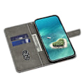Miniatyrbild 2 av 5: Skal till iPhone 16 Mönstertryckt Skyddande Läder Flip Fodral