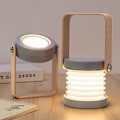 Miniatyrbillede 1 af 5: LED sengelampe natlampe retro touch justerbar, foldbar gray