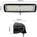 Miniatyrbilde 3 av 8: 4 x 18W LED arbeidslys, LED ekstra frontlykter