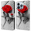 Miniatyrbillede 1 af 5: Kompatibel til iPhone 16 Pro Wallet Case Magnetisk Lås 3D Mønster Læder Telefon Cover