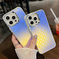 Pikkukuva 4 / 5: iPhone 16 Pro Max -kotelo silikoni+PC IMD laserkuvioitu mattapuhelinkuori - AK5