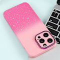 Pikkukuva 5 / 5: IPhone 14 Plus Gradient Starry silikonipuhelinkotelo linssikalvolla