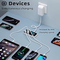 Miniatyrbillede 3 af 5: Multi USB-oplader med LCD-display, smartphone