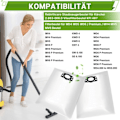 Pikkukuva 3 / 5: 15 kpl Kuitukangaspölypussit Kärcher 2.863-006.0 KFI 487 -korvauspussit WD4 WD5 WD6 WD5P WD6P Premium MV4 MV5 MV6 -suodatinpussit